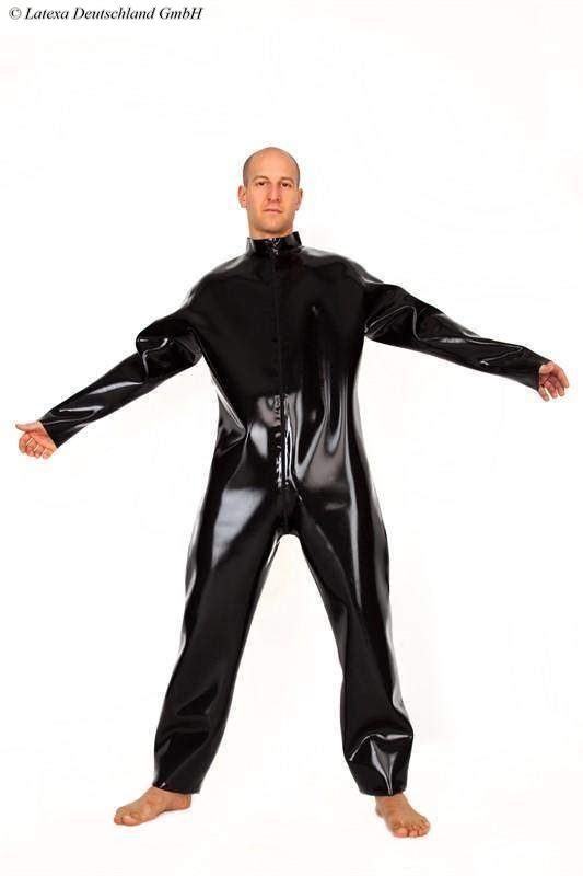 Catsuit With Loose Fit, Thick Latex 3286